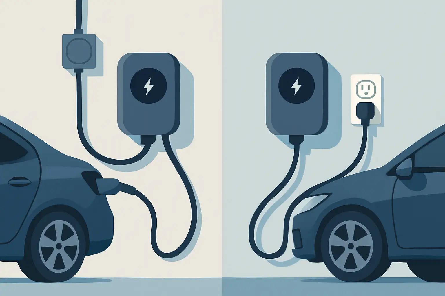 Hardwired vs Plug-In EV Chargers at Home